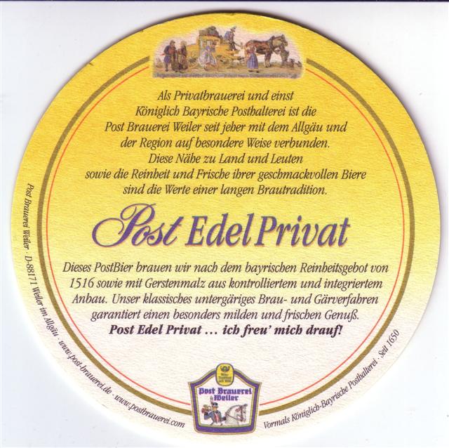 weiler li-by post ich freu 3b (rund215-post edel privat) 